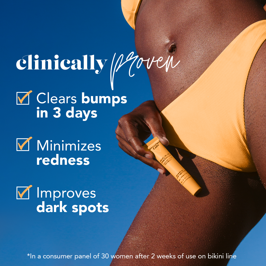 Bikini &amp; Body Bump Eraser - Razor Bumps &amp; Dark Spots Remover Cream 